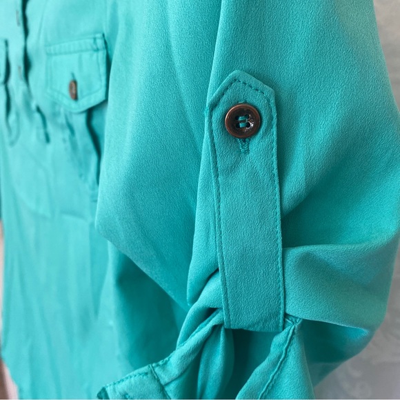 Girls, top, turquoise SZ (12) - Picture 5 of 9